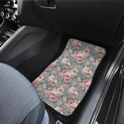 Peony Pattern Print Design PE05 Car Floor Mats-JORJUNE.COM