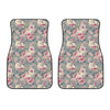 Peony Pattern Print Design PE05 Car Floor Mats-JORJUNE.COM