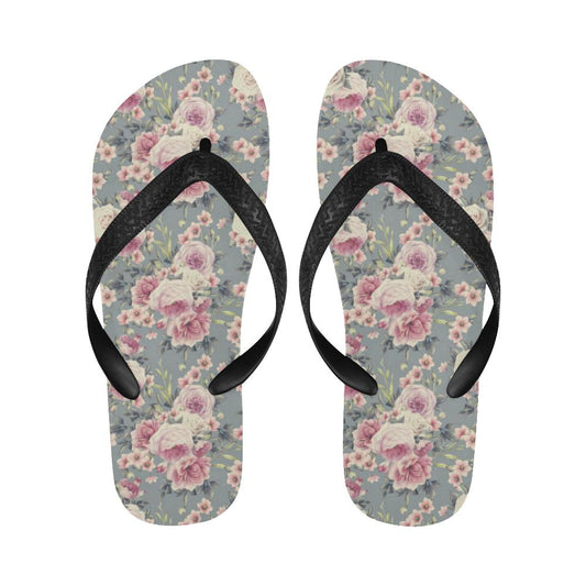 Peony Pattern Print Design PE05 Flip Flops-JorJune