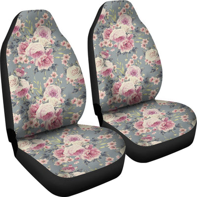 Peony Pattern Print Design PE05 Universal Fit Car Seat Covers-JorJune