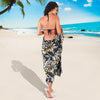 Peony Pattern Print Design PE06 Sarong Pareo Wrap-JORJUNE.COM