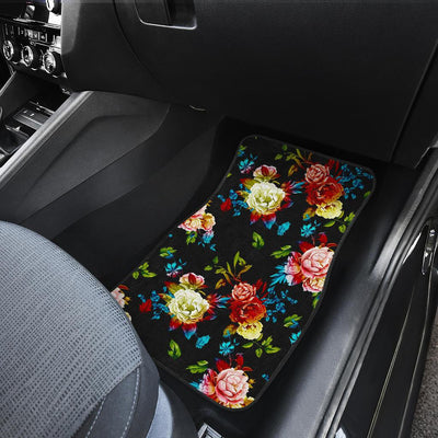 Peony Pattern Print Design PE07 Car Floor Mats-JORJUNE.COM