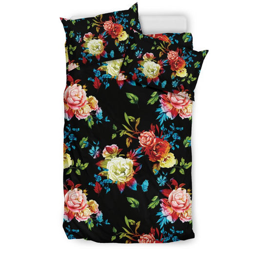 Peony Pattern Print Design PE07 Duvet Cover Bedding Set-JORJUNE.COM