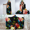 Peony Pattern Print Design PE07 Hooded Blanket-JORJUNE.COM