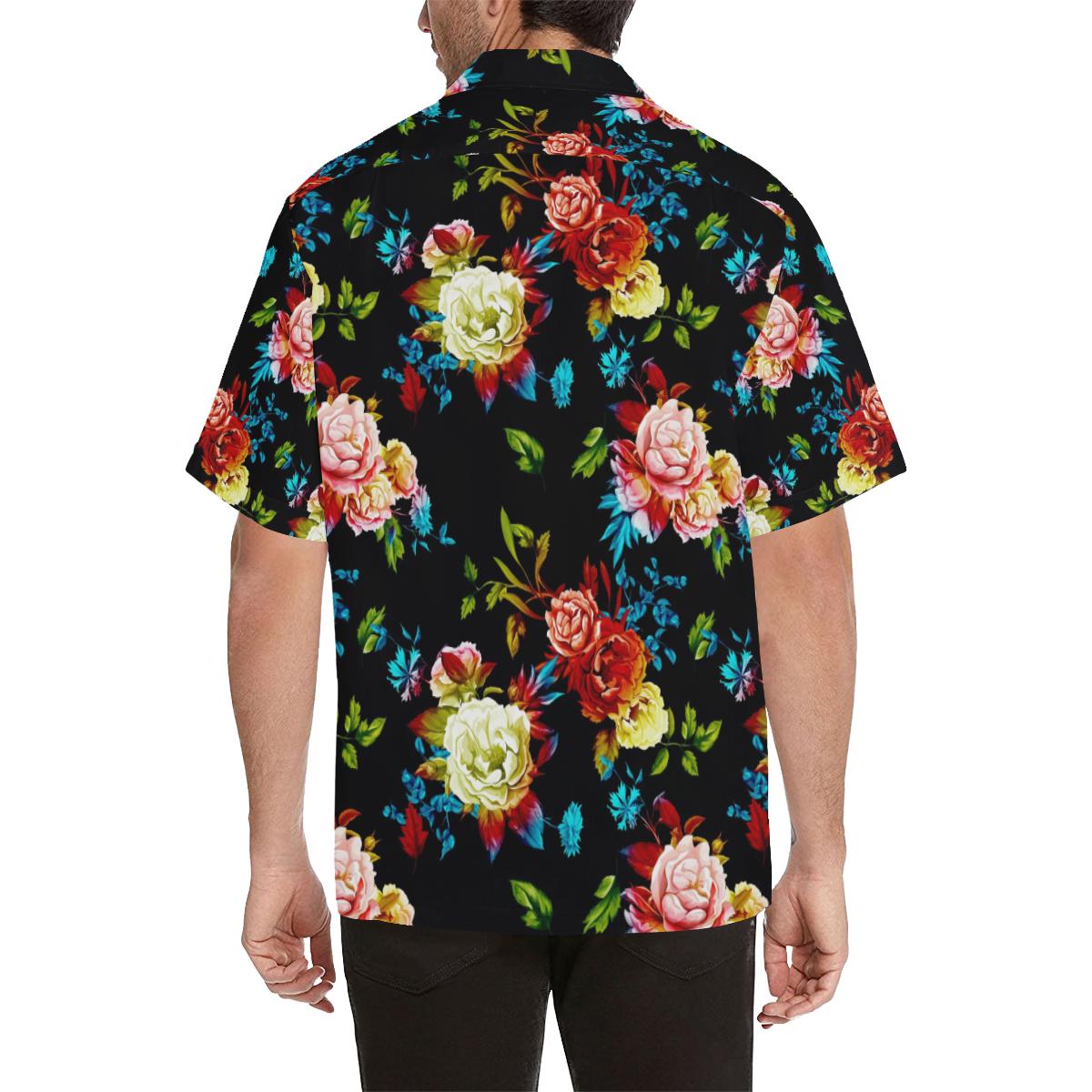 Peony Pattern Print Design PE07 Men Hawaiian Shirt-JorJune