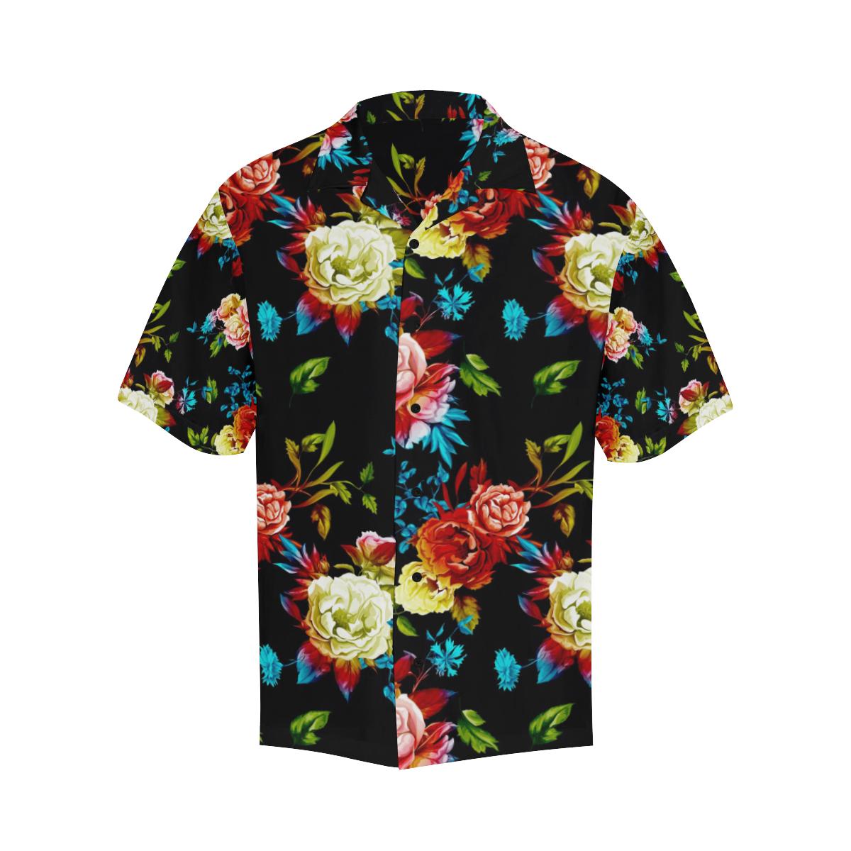 Peony Pattern Print Design PE07 Men Hawaiian Shirt-JorJune