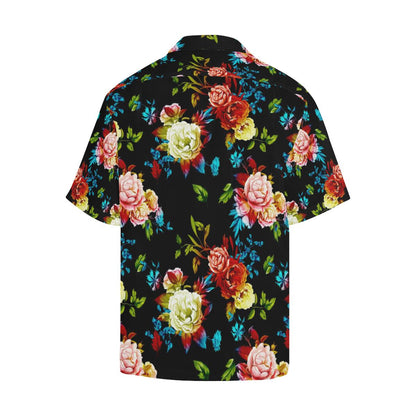 Peony Pattern Print Design PE07 Men Hawaiian Shirt-JorJune