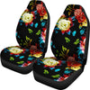 Peony Pattern Print Design PE07 Universal Fit Car Seat Covers-JorJune