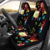 Peony Pattern Print Design PE07 Universal Fit Car Seat Covers-JorJune