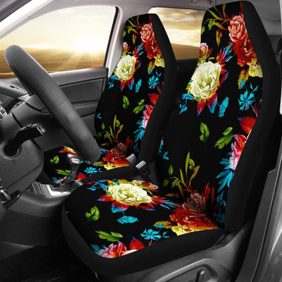 Peony Pattern Print Design PE07 Universal Fit Car Seat Covers-JorJune