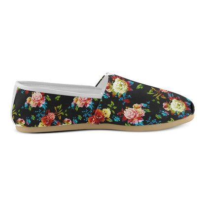 Peony Pattern Print Design PE07 Women Casual Shoes-JorJune.com