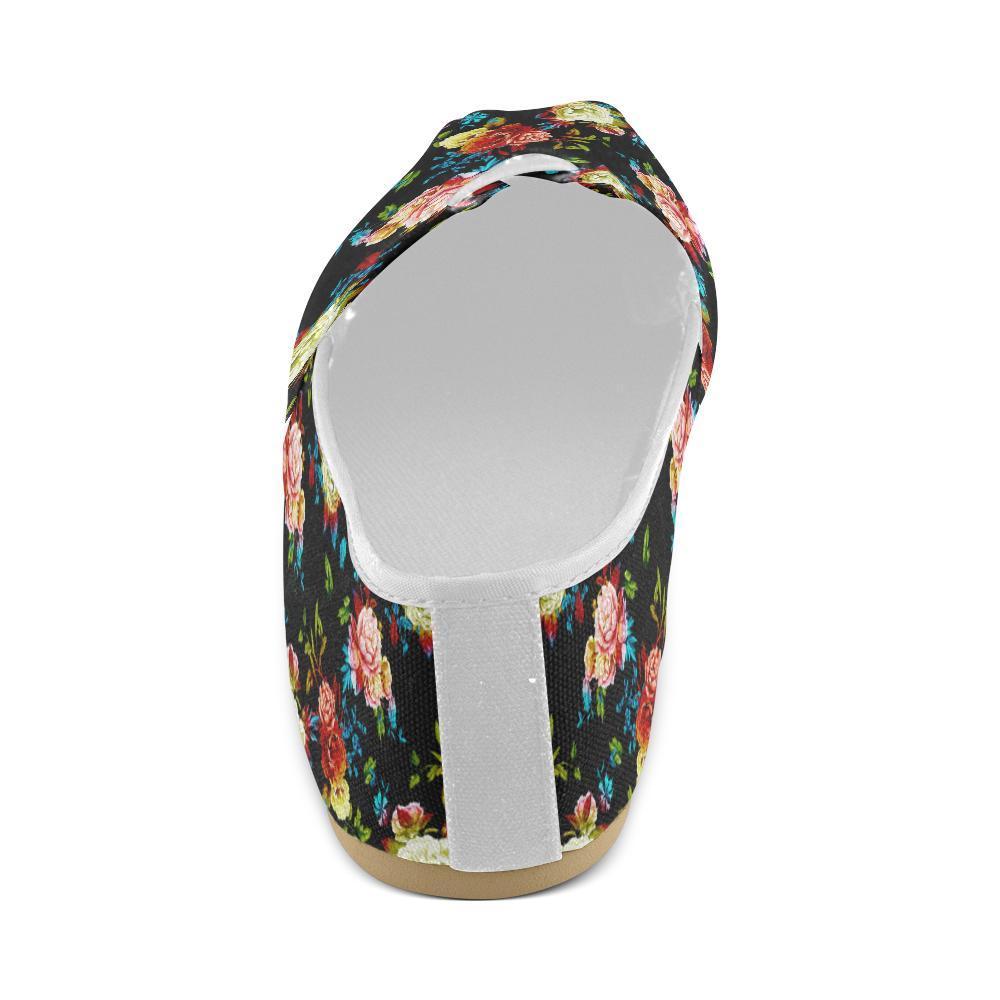 Peony Pattern Print Design PE07 Women Casual Shoes-JorJune.com