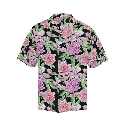 Peony Pattern Print Design PE08 Men Hawaiian Shirt-JorJune