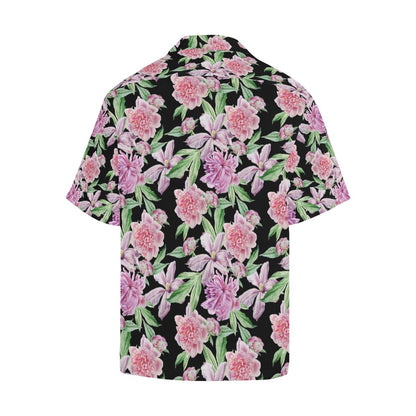 Peony Pattern Print Design PE08 Men Hawaiian Shirt-JorJune