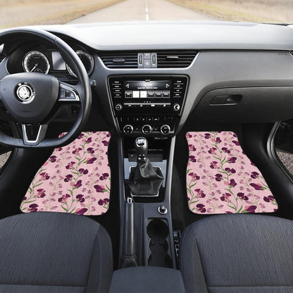 Peony Pattern Print Design PE09 Car Floor Mats-JORJUNE.COM