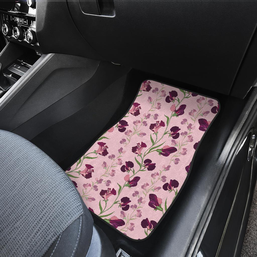 Peony Pattern Print Design PE09 Car Floor Mats-JORJUNE.COM