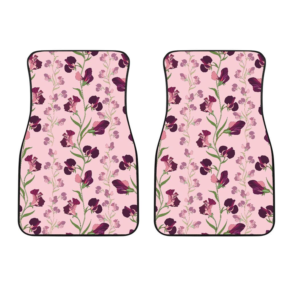 Peony Pattern Print Design PE09 Car Floor Mats-JORJUNE.COM