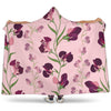 Peony Pattern Print Design PE09 Hooded Blanket-JORJUNE.COM