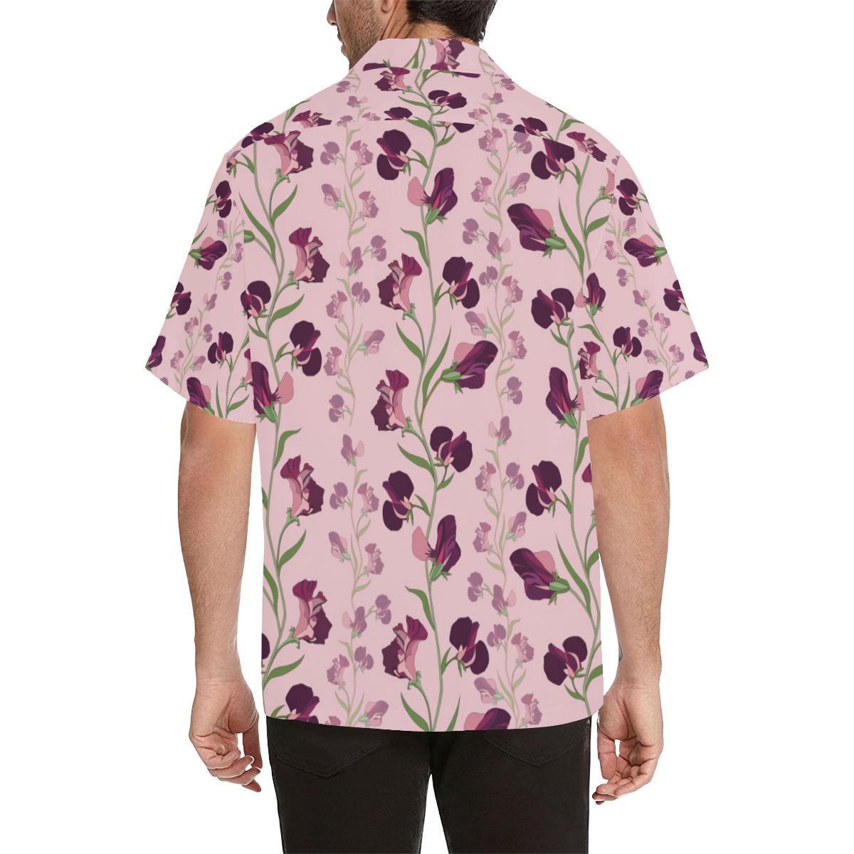 Peony Pattern Print Design PE09 Men Hawaiian Shirt-JorJune