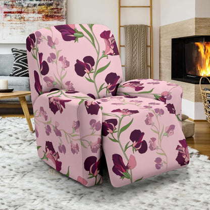 Peony Pattern Print Design PE09 Recliner Slipcover-JORJUNE.COM