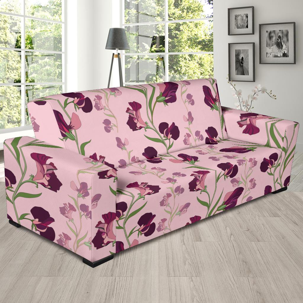 Peony Pattern Print Design PE09 Sofa Slipcover-JORJUNE.COM