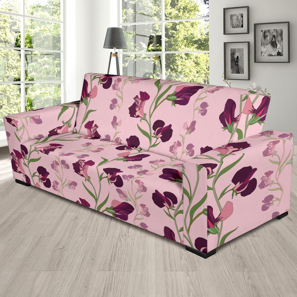 Peony Pattern Print Design PE09 Sofa Slipcover-JORJUNE.COM