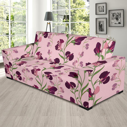 Peony Pattern Print Design PE09 Sofa Slipcover-JORJUNE.COM