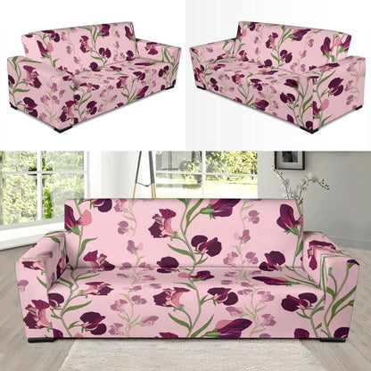 Peony Pattern Print Design PE09 Sofa Slipcover-JORJUNE.COM