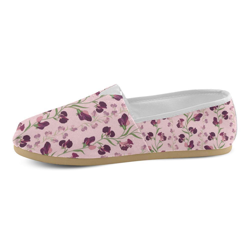 Peony Pattern Print Design PE09 Women Casual Shoes-JorJune.com