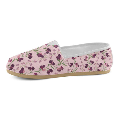 Peony Pattern Print Design PE09 Women Casual Shoes-JorJune.com