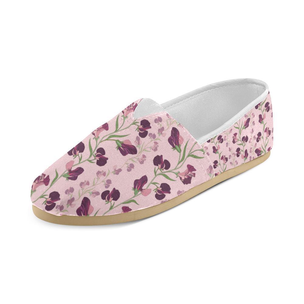 Peony Pattern Print Design PE09 Women Casual Shoes-JorJune.com