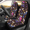 Percussion Neon Pattern Print Design 04 Car Seat Covers (Set of 2)-JORJUNE.COM