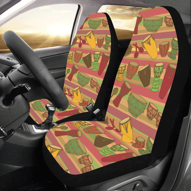 Percussion Pattern Print Design 01 Car Seat Covers (Set of 2)-JORJUNE.COM