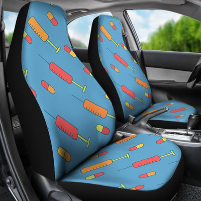 Phlebotomist Medical Pattern Universal Fit Car Seat Covers