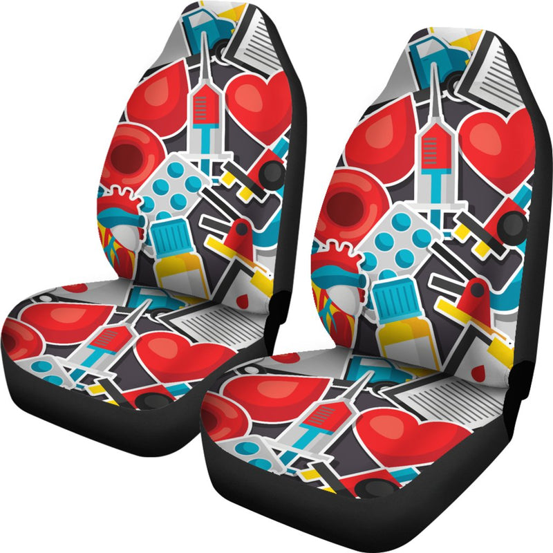 Phlebotomist Medical Themed Universal Fit Car Seat Covers