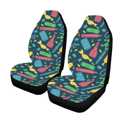 Phlebotomist Pattern Print Design A03 Car Seat Covers (Set of 2)-JORJUNE.COM