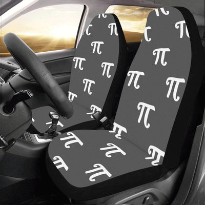 Pi Day Pattern Print Design A01 Car Seat Covers (Set of 2)-JORJUNE.COM