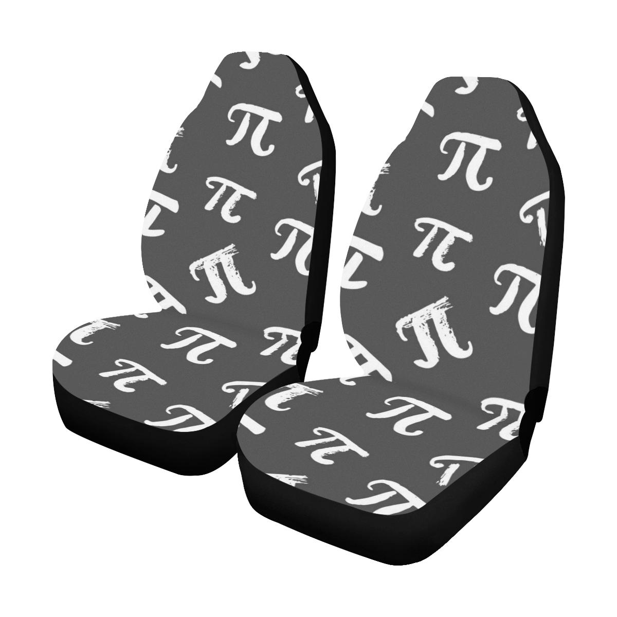 Pi Day Pattern Print Design A02 Car Seat Covers (Set of 2)-JORJUNE.COM