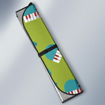 Piano Pattern Print Design 03 Car Sun Shades-JORJUNE.COM