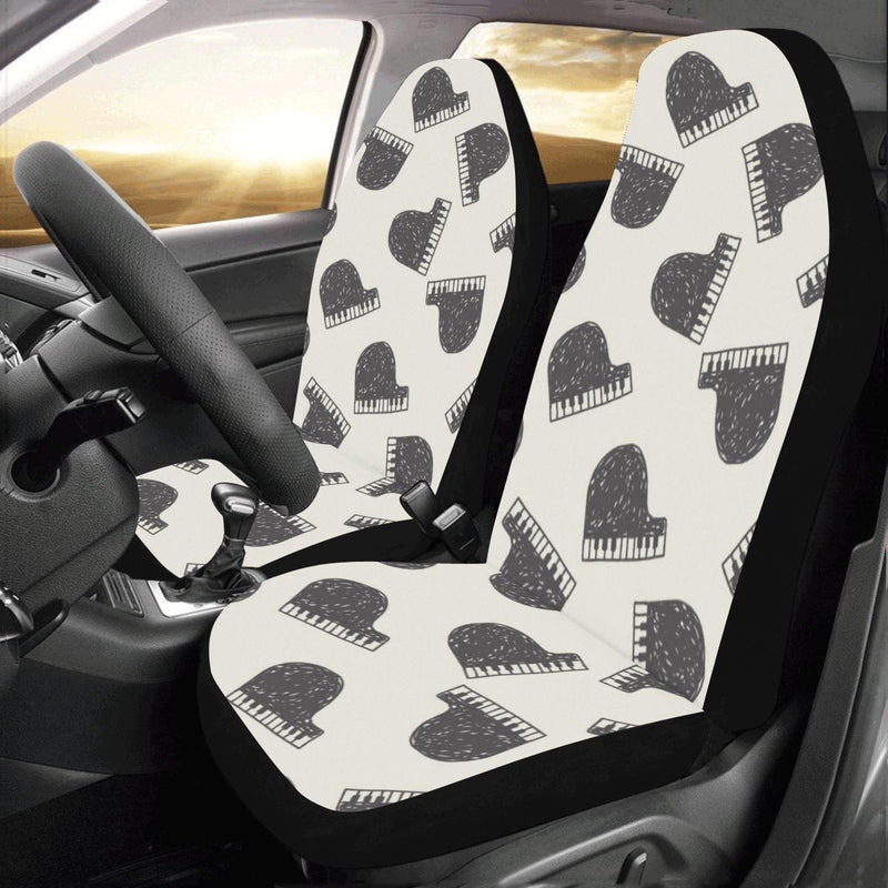 Piano Pattern Print Design 04 Car Seat Covers (Set of 2)-JORJUNE.COM