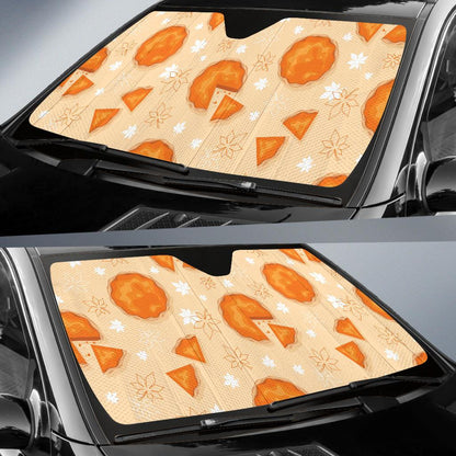 Pie Pattern Print Design A01 Car Sun Shades-JORJUNE.COM