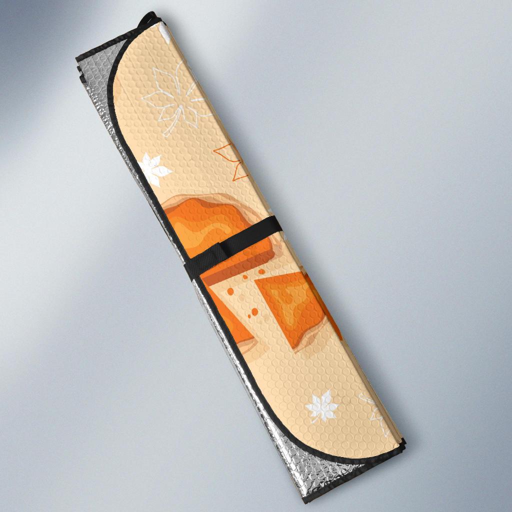 Pie Pattern Print Design A01 Car Sun Shades-JORJUNE.COM