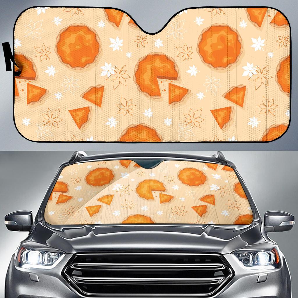 Pie Pattern Print Design A01 Car Sun Shades-JORJUNE.COM