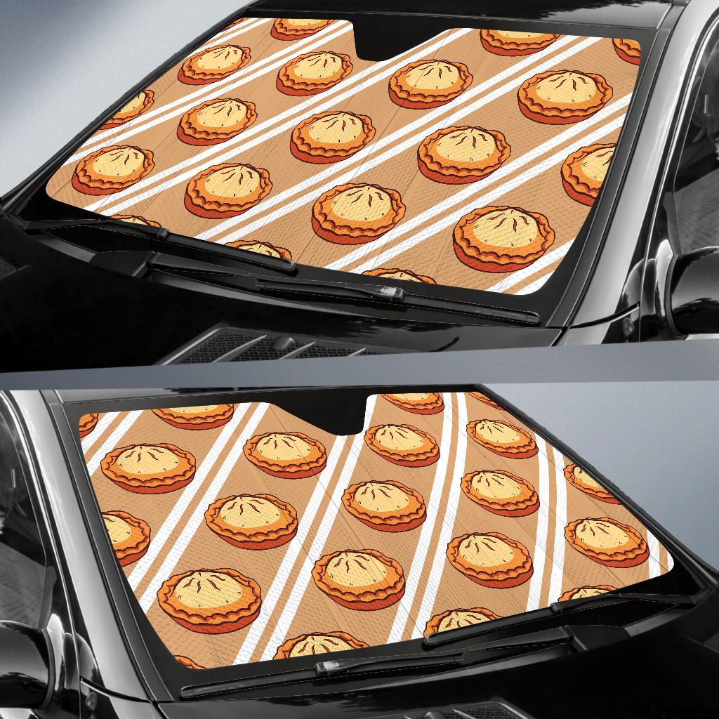 Pie Pattern Print Design A02 Car Sun Shades-JORJUNE.COM