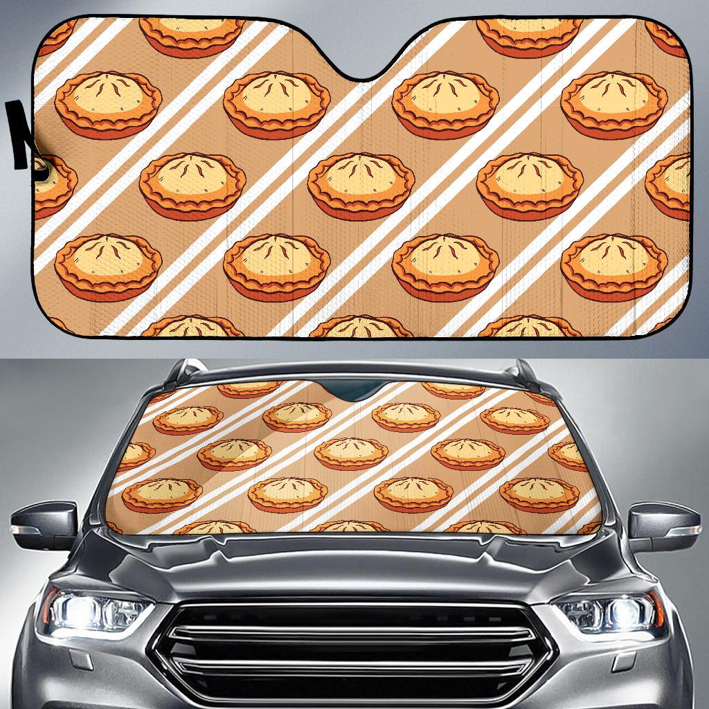 Pie Pattern Print Design A02 Car Sun Shades-JORJUNE.COM