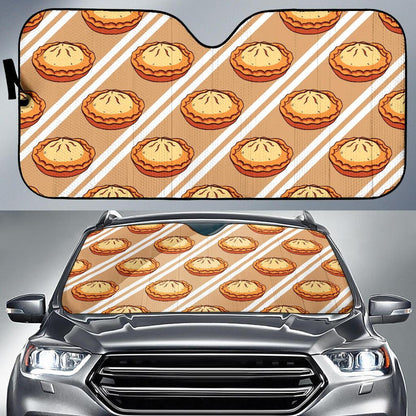 Pie Pattern Print Design A02 Car Sun Shades-JORJUNE.COM