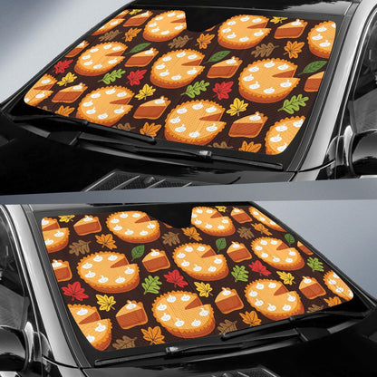 Pie Pattern Print Design A03 Car Sun Shades-JORJUNE.COM