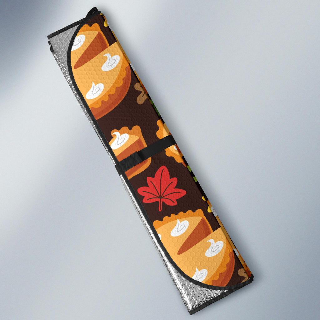 Pie Pattern Print Design A03 Car Sun Shades-JORJUNE.COM