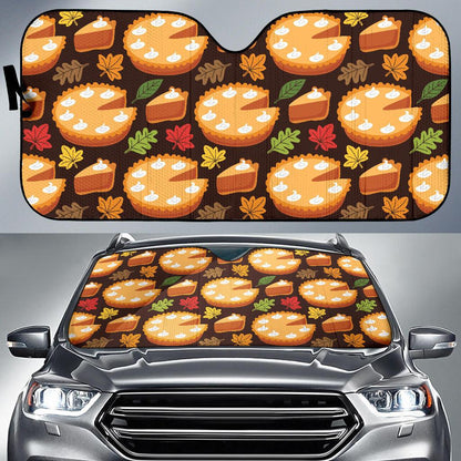 Pie Pattern Print Design A03 Car Sun Shades-JORJUNE.COM