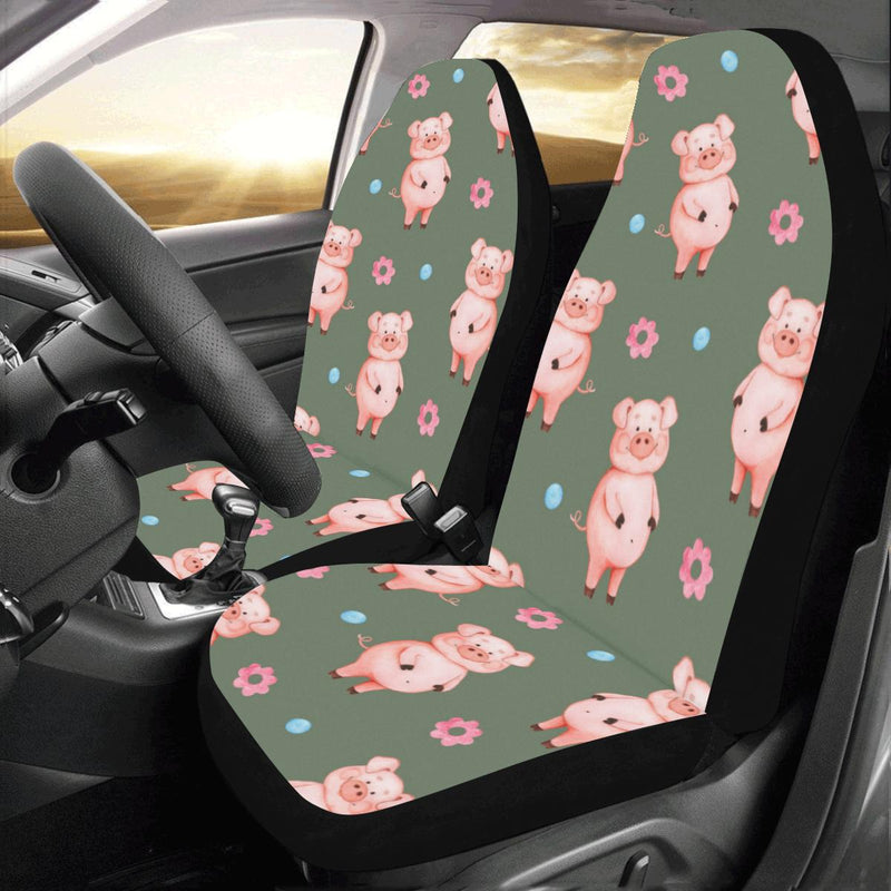 Pig Pattern Print Design 03 Car Seat Covers (Set of 2)-JORJUNE.COM